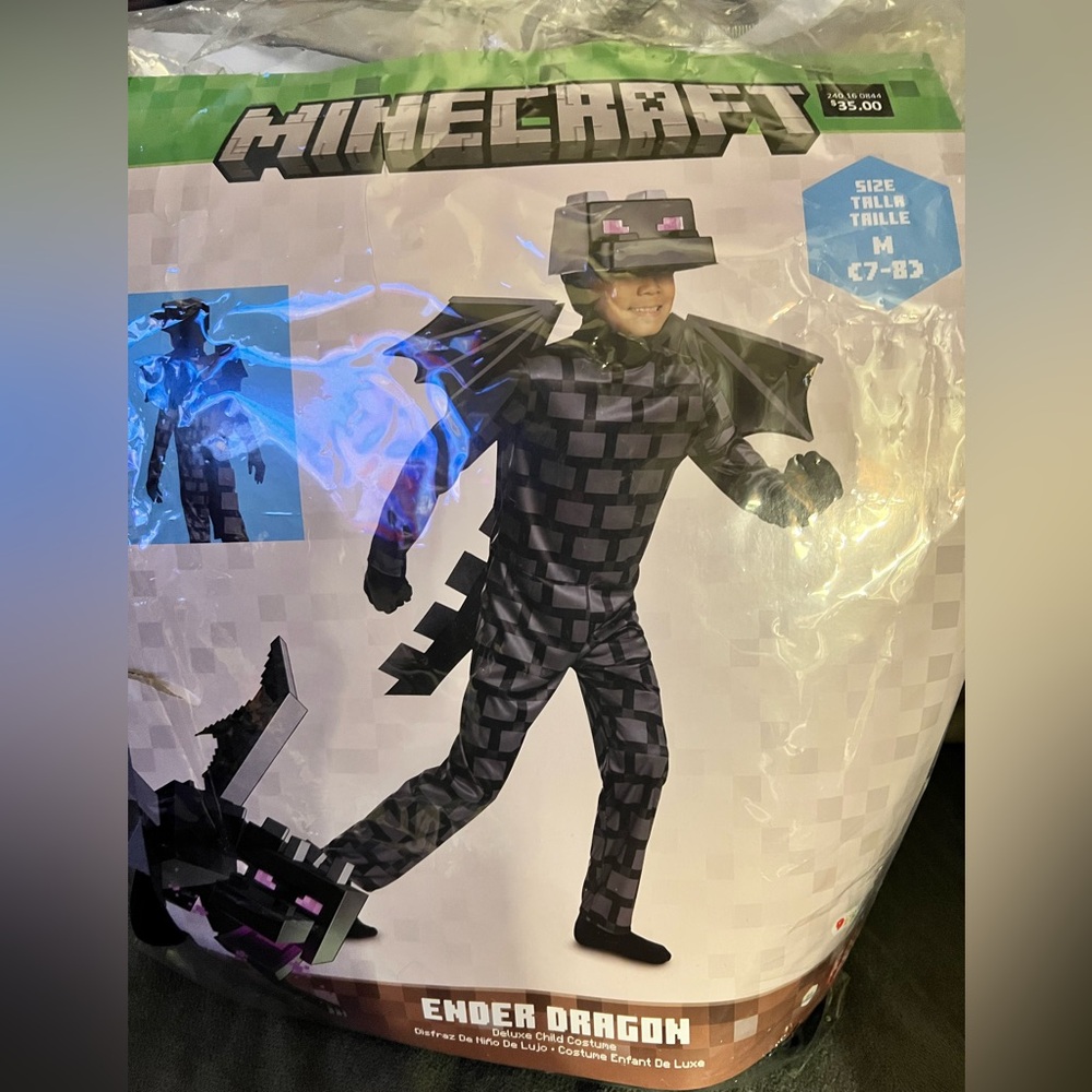 Ender Dragon Kids Costume - Minecraft